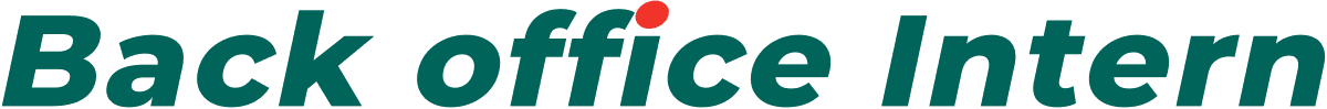 Back office Intern