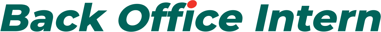 Back office Intern