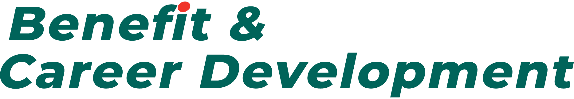 Benefit & Career Devaelopment